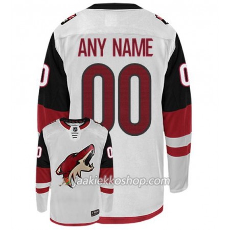 Miehille NHL Arizona Coyotes Pelipaita Custom Adidas Valkoinen Authentic